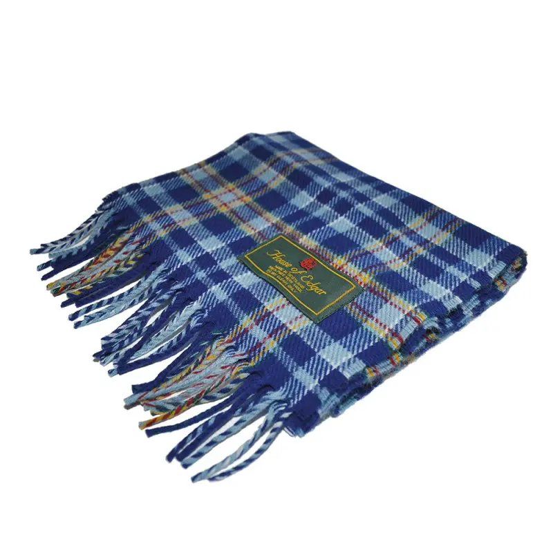 [SJB-14021] STAND Tartan Scarf 100% New Wool