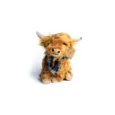 Limited Edition Hairy Coo 'Hector' Plush Toy with Tartan Scarf